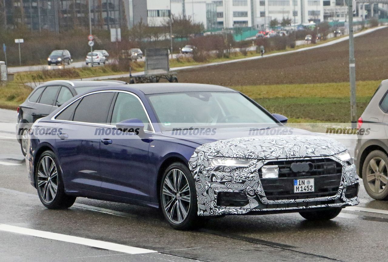 Foto espía Audi A6 Facelift 2023 - exterior