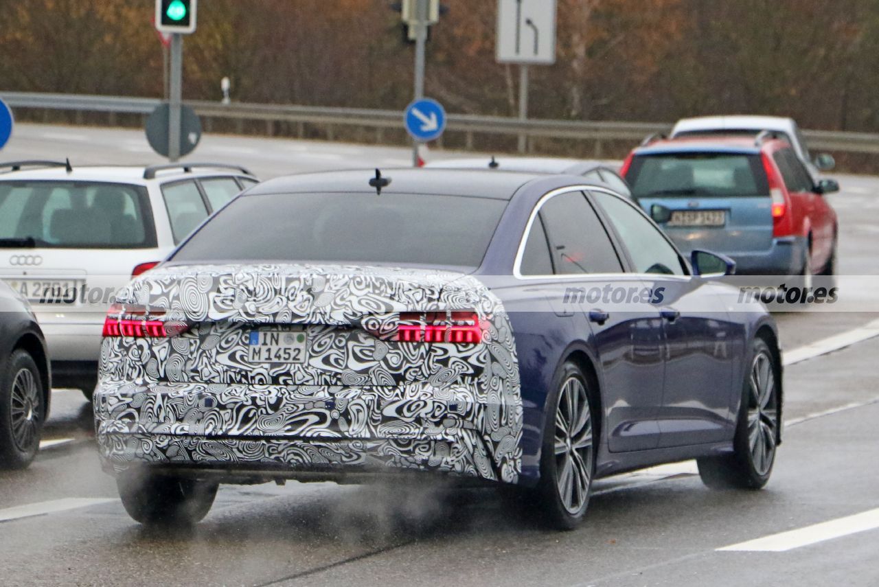 Foto espía Audi A6 Facelift 2023 - exterior