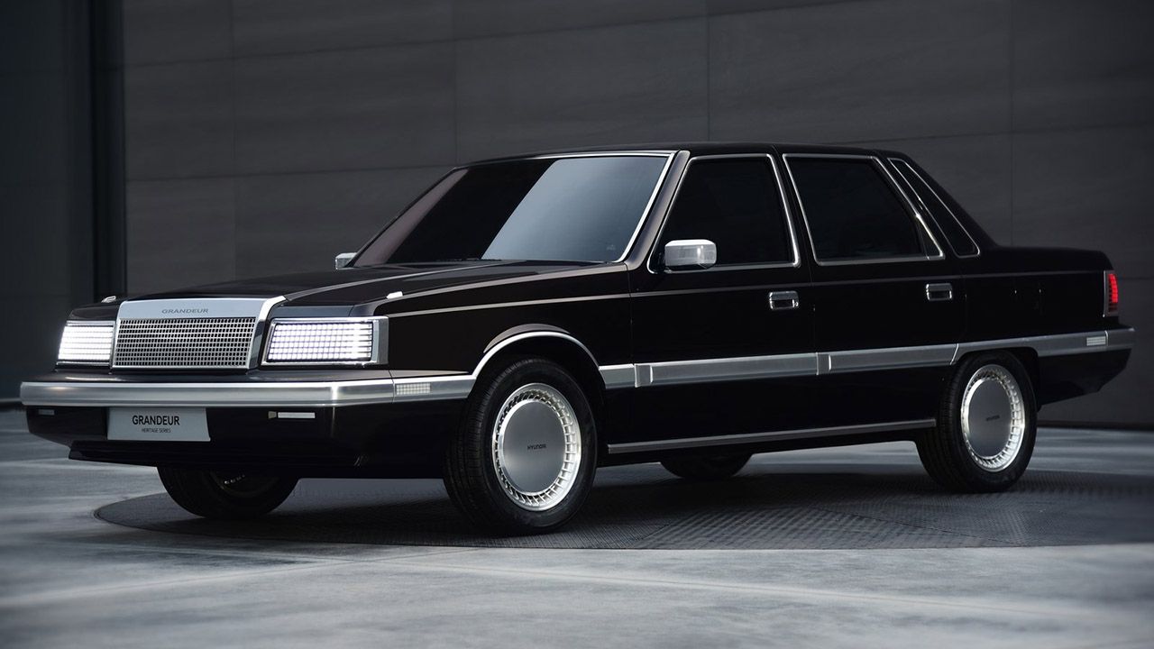 El Hyundai Grandeur de 1986 se transforma en un coche eléctrico