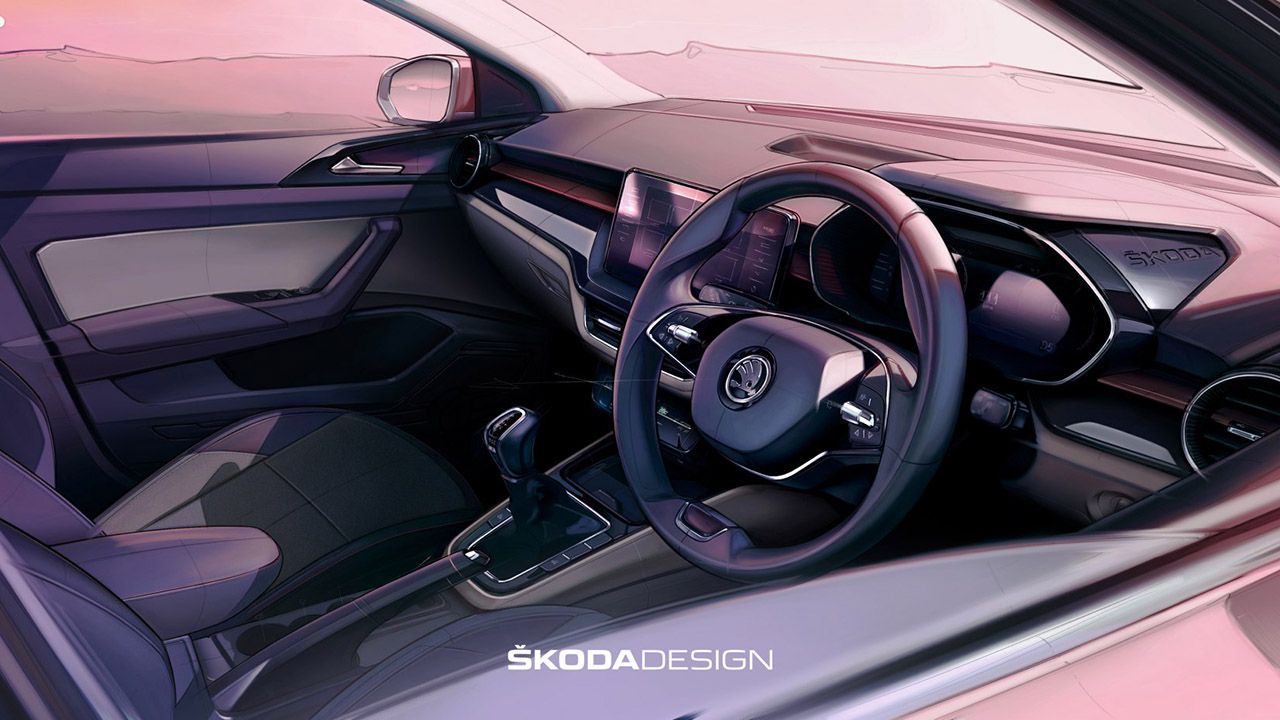 Skoda Slavia 2022 - interior