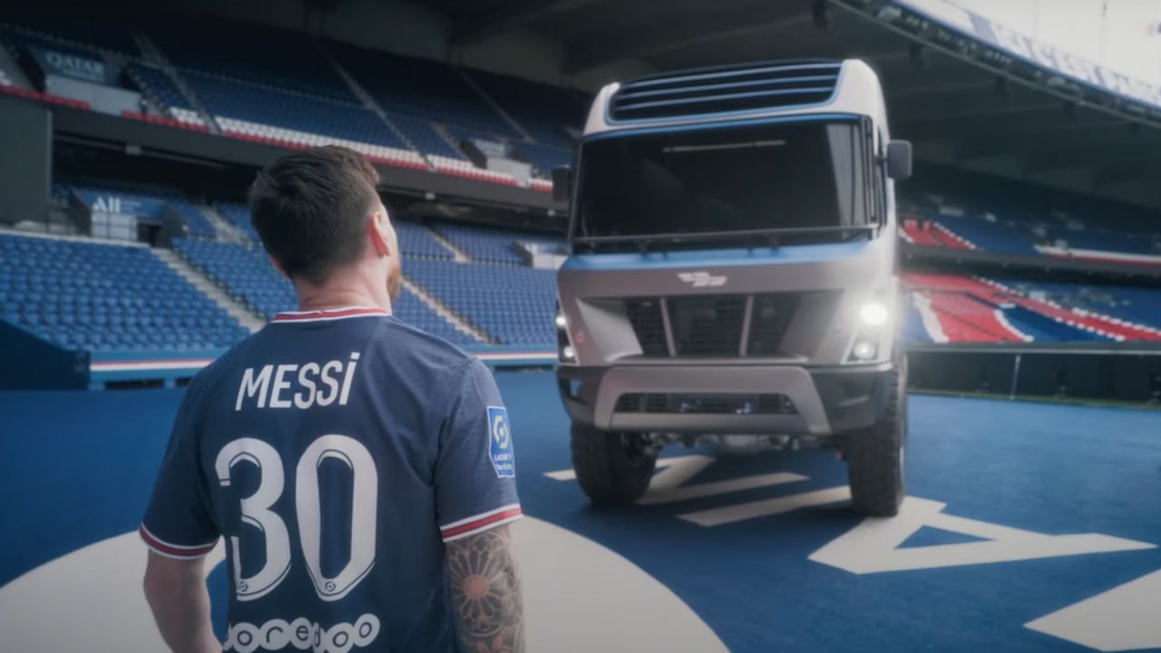 Leo Messi 'elige' el camión de H2 Racing Truck para el Dakar 2022