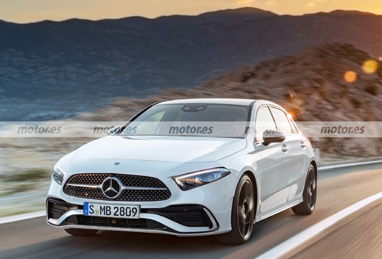 Adelantamos el estilo del Mercedes Clase A Facelift 2022, y sus interesantes novedades