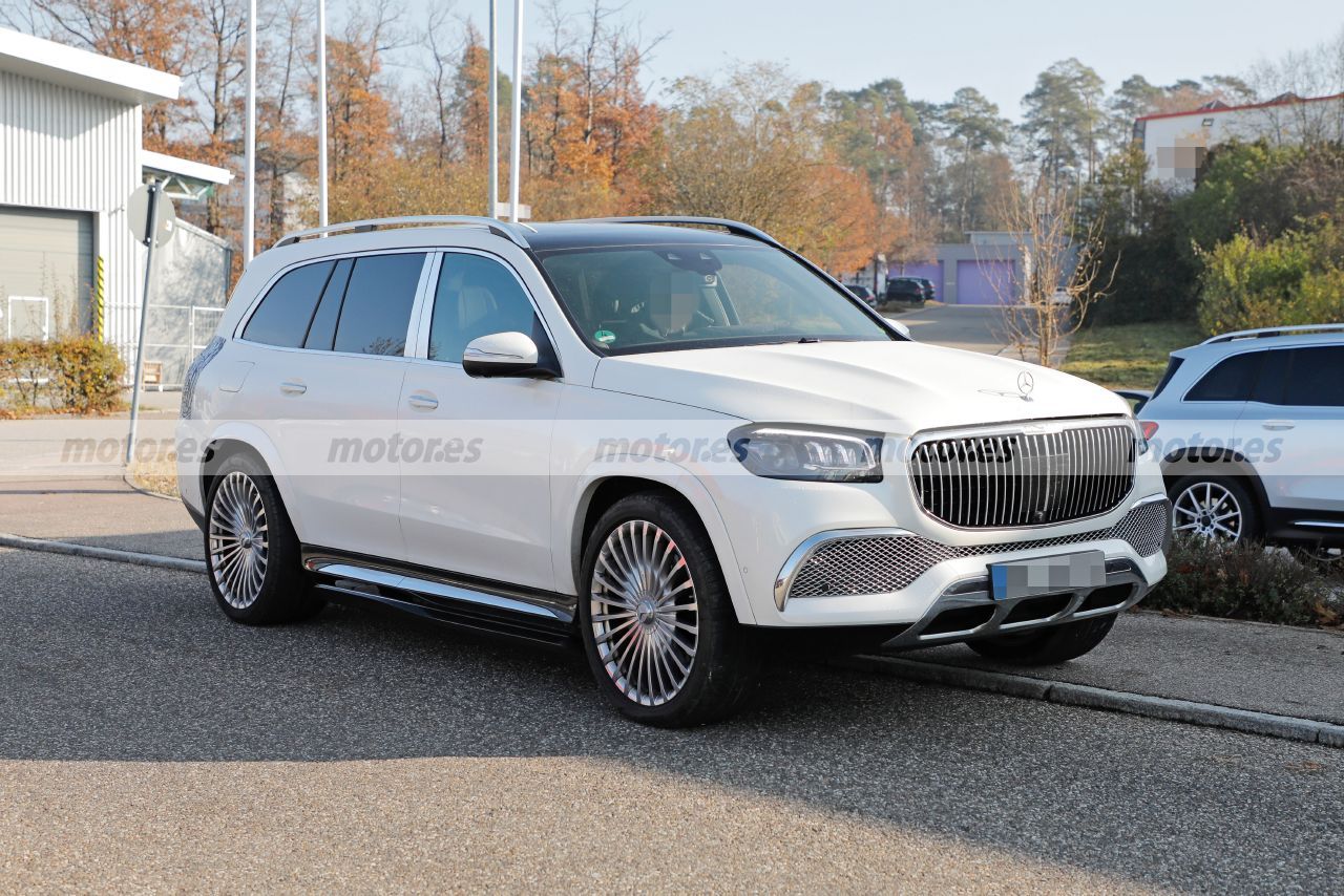 Foto espía Mercedes-Maybach GLS Facelift 2023 - exterior