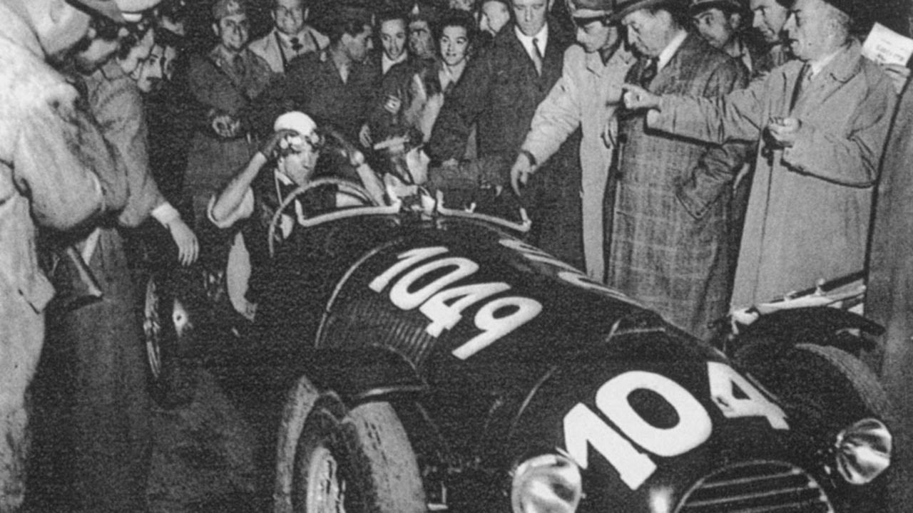 Tazio Nuvolari en la Mille Miglia