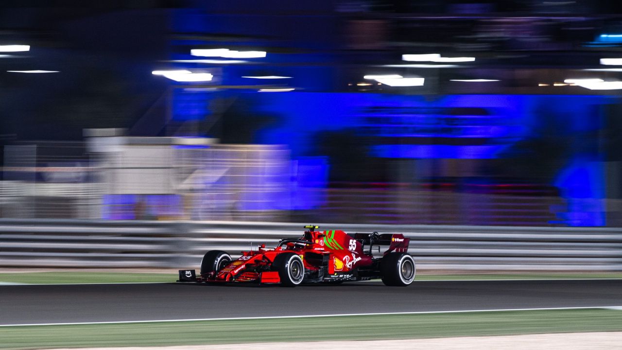 Sainz, inconformista con el SF21 en Losail: «No estamos donde queremos»