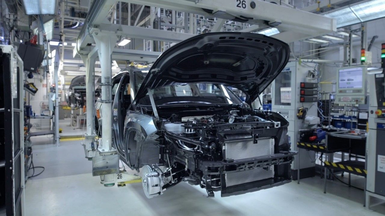 La producción del Skoda Kodiaq Facelift 2022, con más detalle en este video