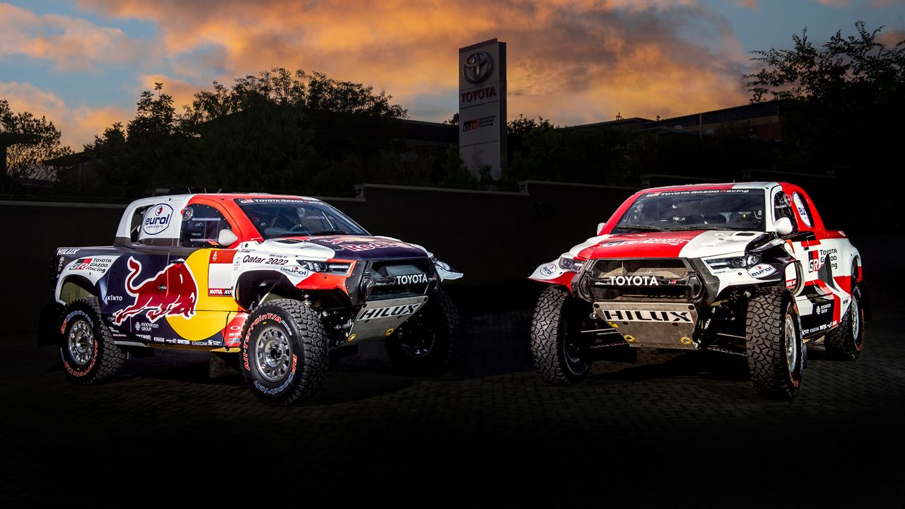 El Toyota GR DKR Hilux T1+ tendrá un doble corazón en el Dakar 2022