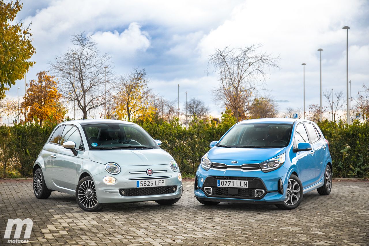 Comparativa FIAT 500 Hybrid vs KIA Picanto, triunfadores urbanos (con vídeo)