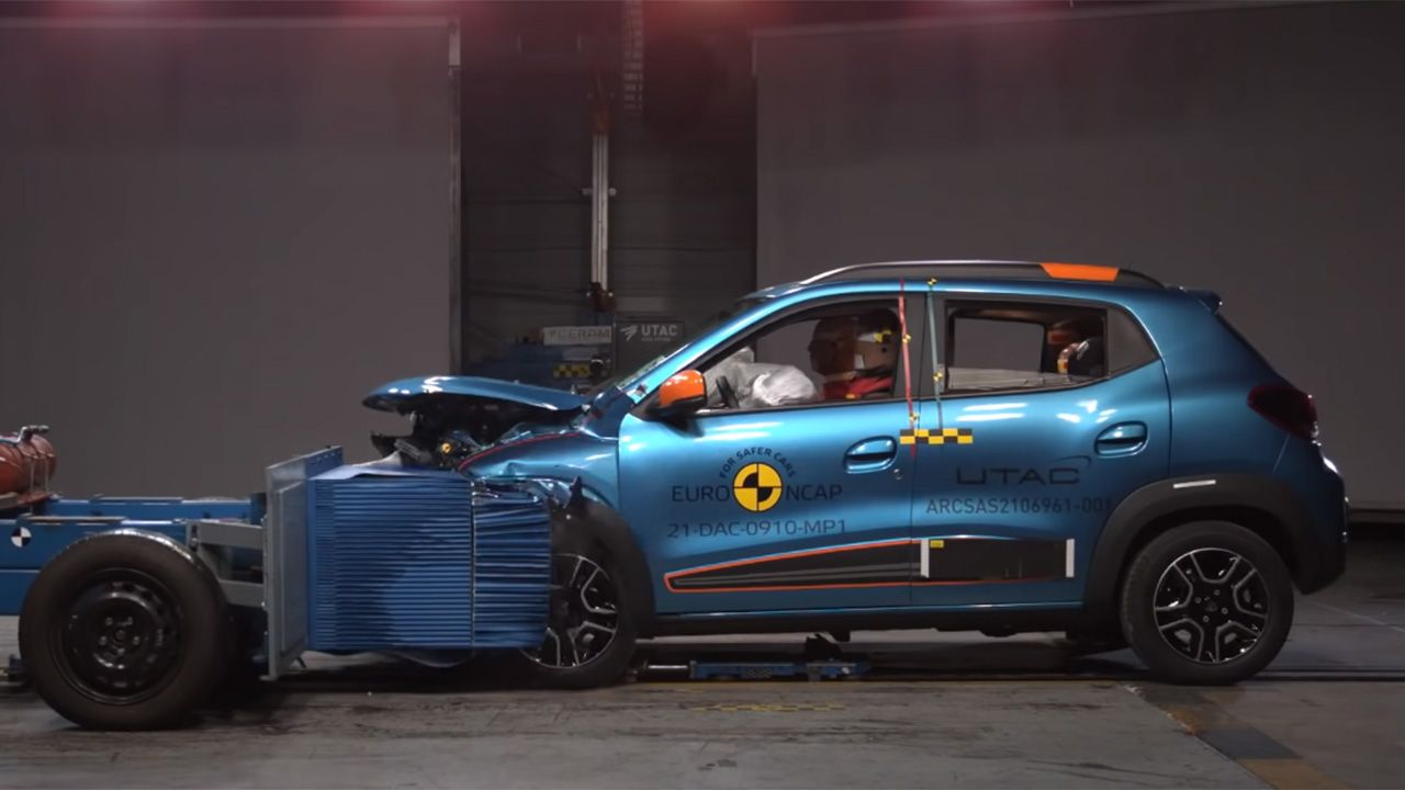 Dacia Spring - pruebas Euro NCAP