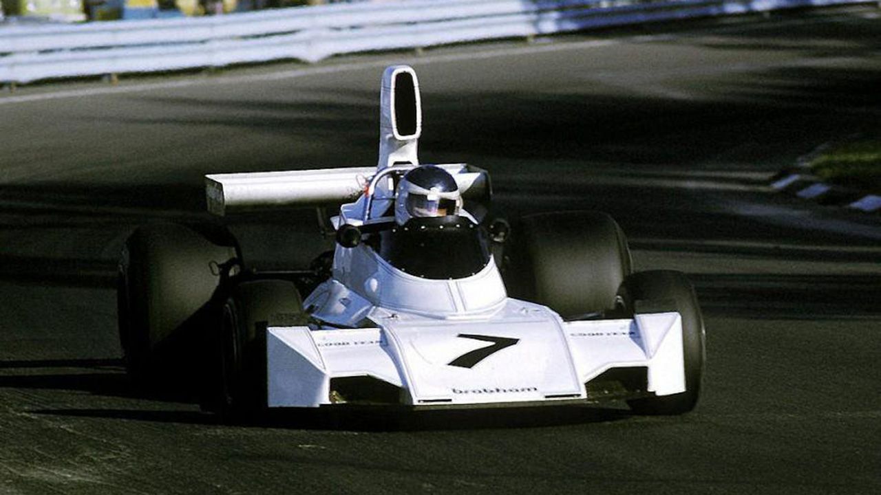 Carlos Reutemann en el GP de Estados Unidos de 1974 de Fórmula 1