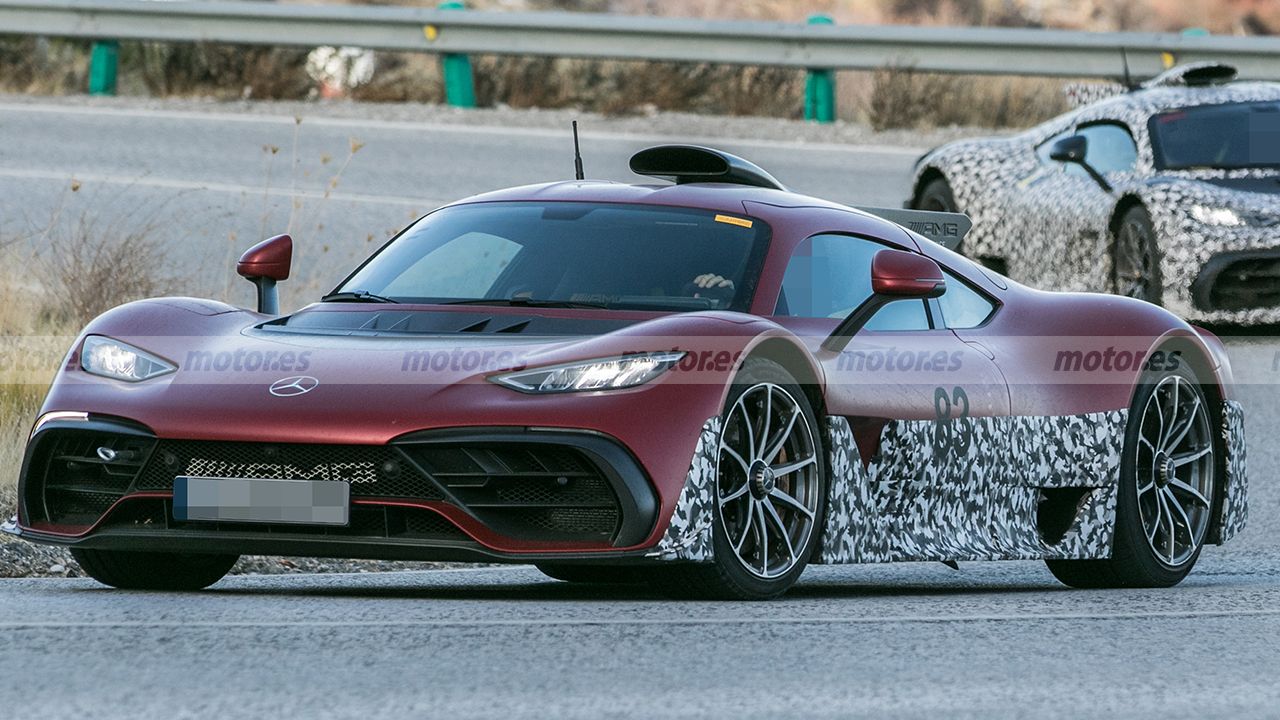 El esperado Mercedes-AMG ONE se deja ver con un llamativo camuflaje