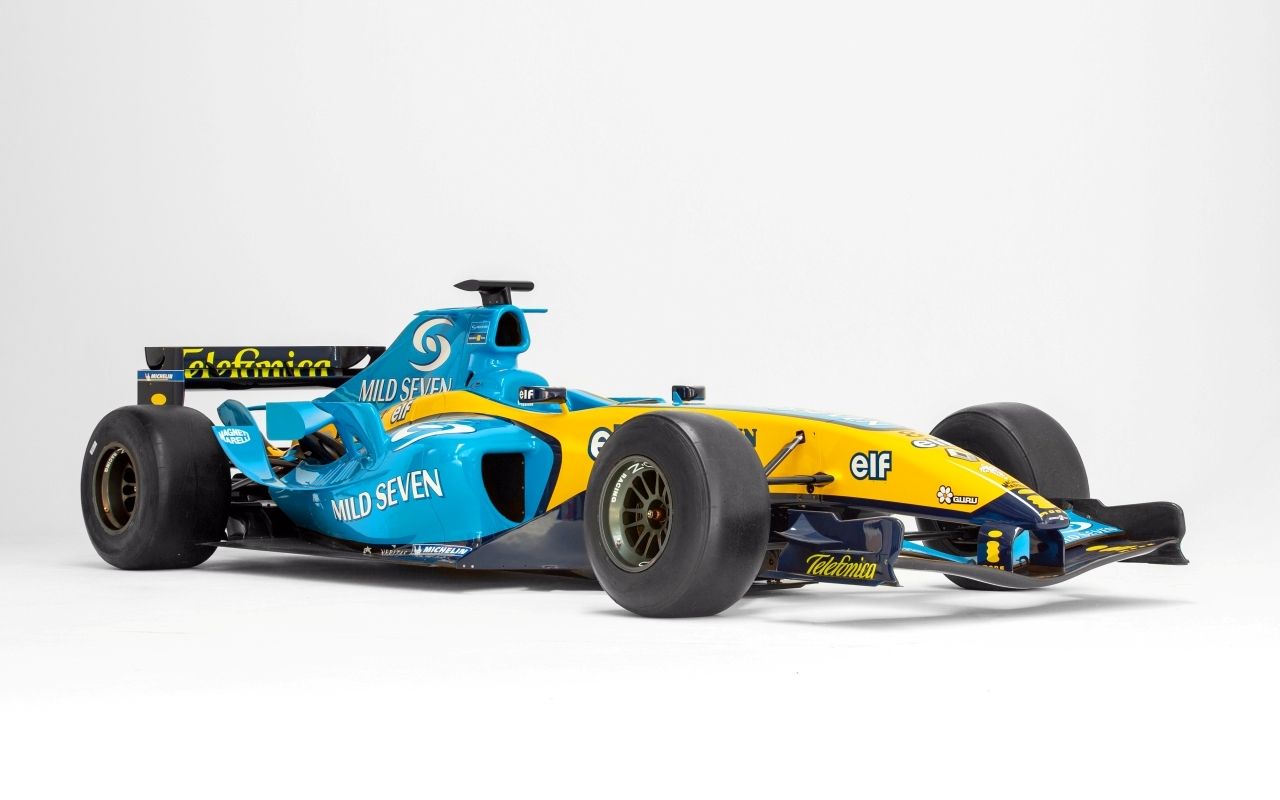 El Renault R24 de Fernando Alonso, a subasta