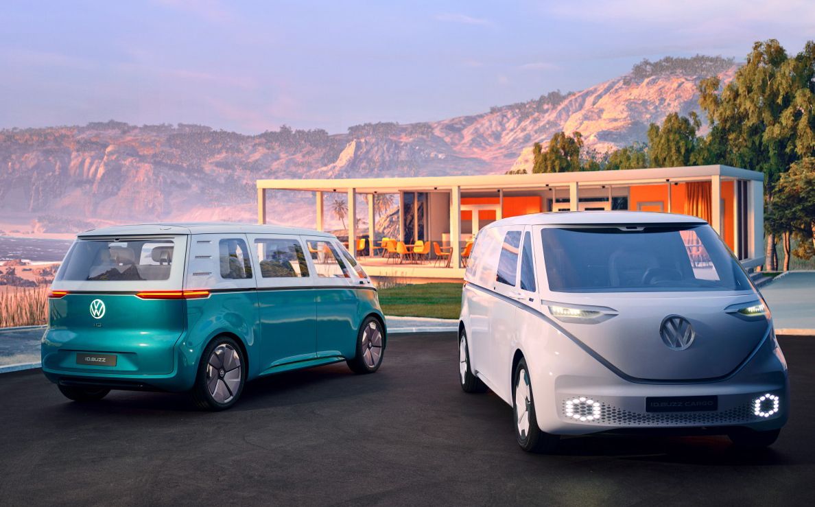 Foto Volkswagen ID. Buzz Concept e ID. Buzz Cargo Concept