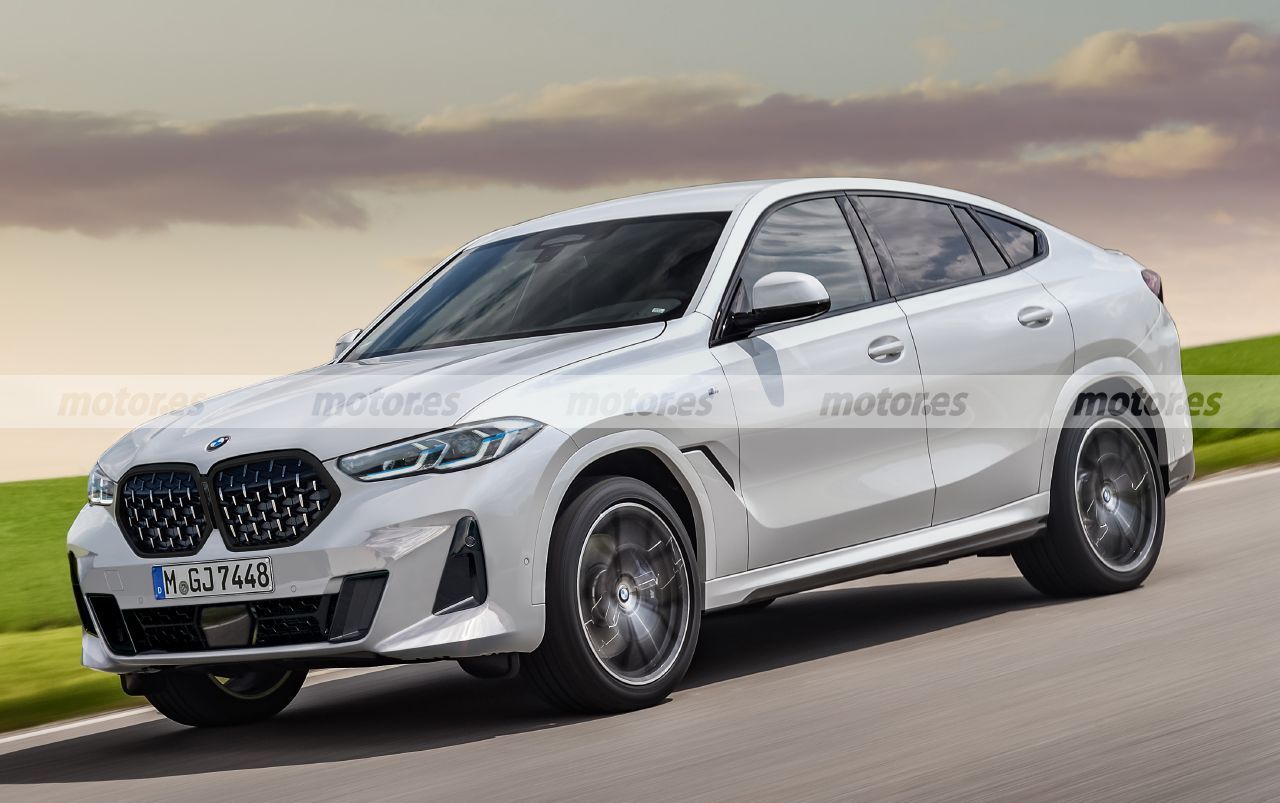 Destapamos diseño y novedades del BMW X6 Facelift 2023 en este fiel adelanto