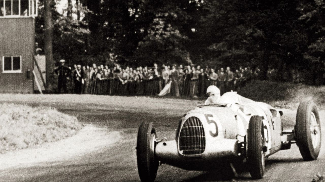 Rosemeyer domando al Auto Union Type C en Donington, 1937