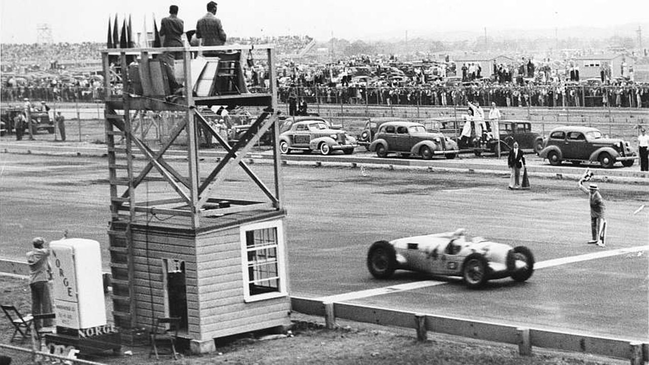 Victoria de Rosemeyer en la Copa Vanderbilt de 1937