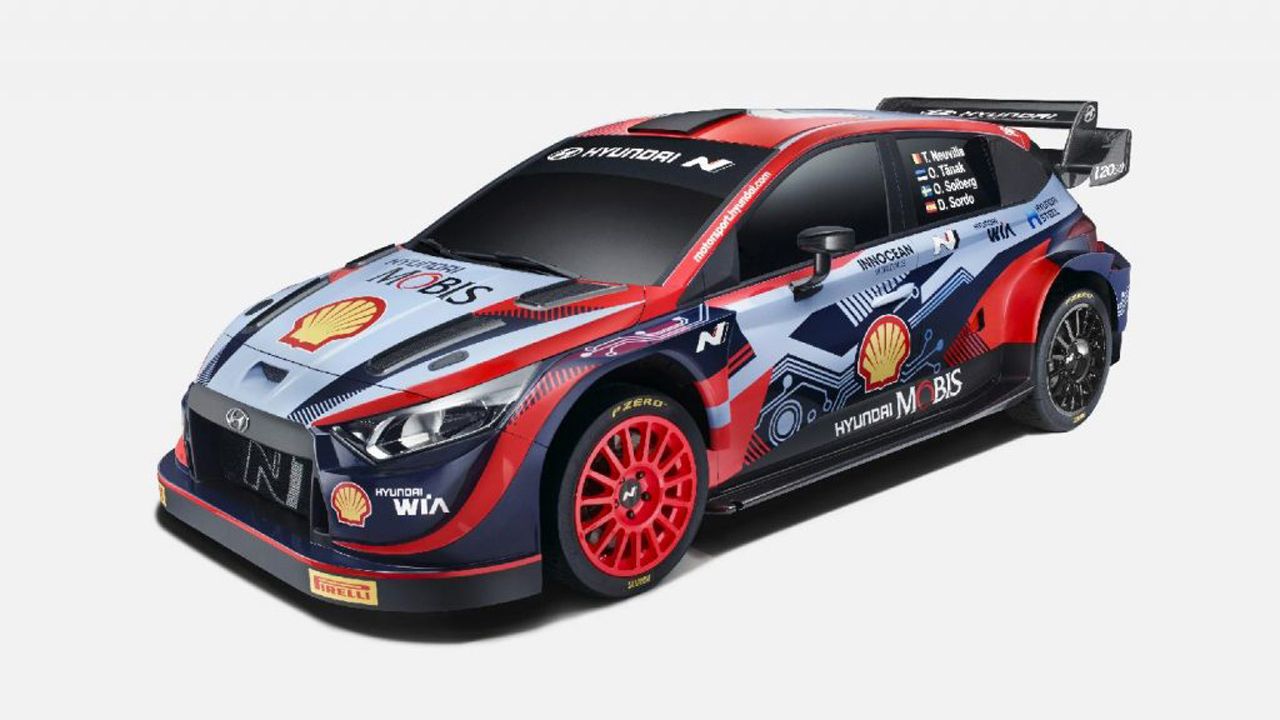 El Hyundai i20 N Rally1 ya luce sus colores oficiales de guerra