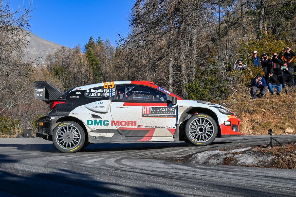 Kalle Rovanperä, líder virtual del WRC 2022 tras el Rally de Montecarlo