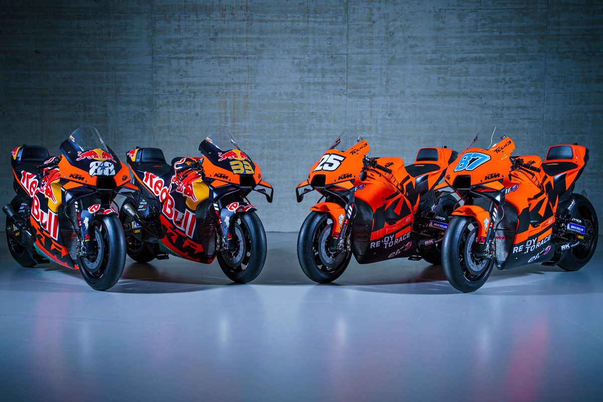 KTM y Tech3 presentan sus RC16 para la temporada 2022 de MotoGP