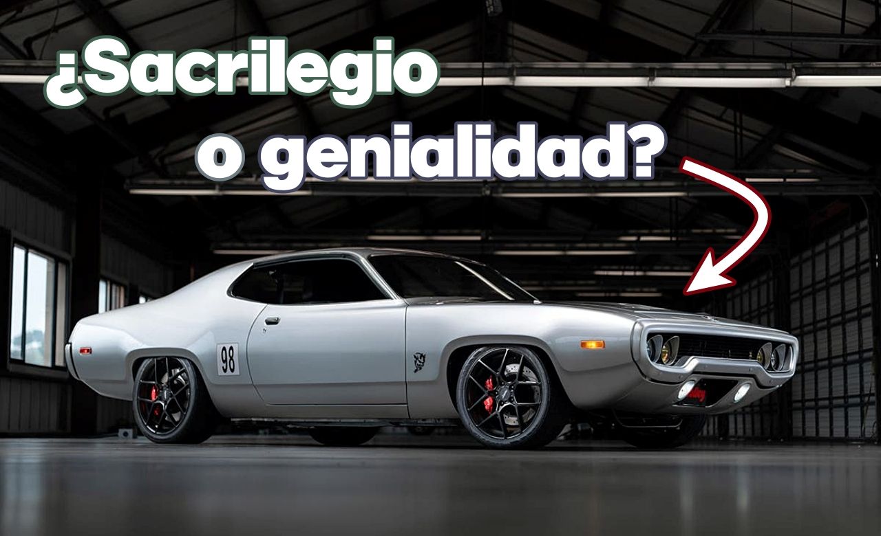 ¡Asombroso! Admira este Muscle Car con el motor de un Tesla Model S