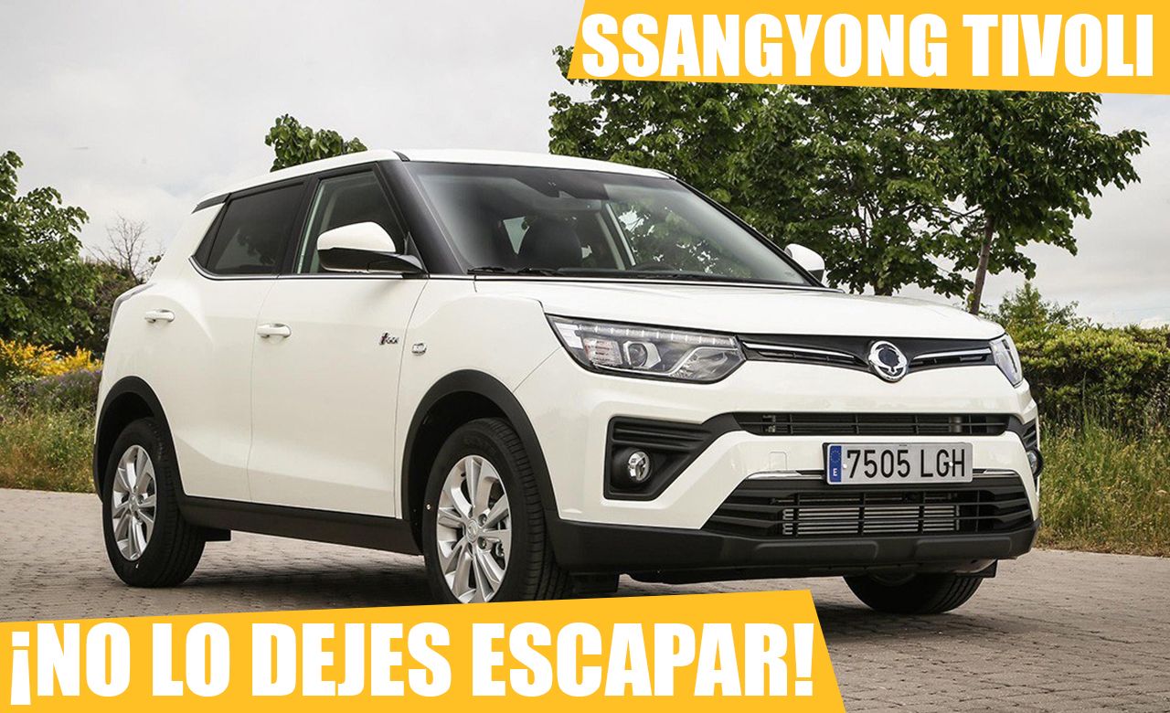 El SsangYong Tivoli está en oferta y se convierte en el chollo de los SUV pequeños