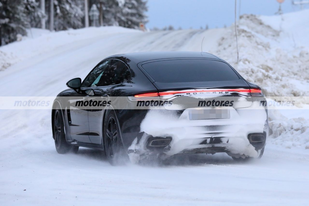 Foto espía Porsche Panamera Facelift 2023 - exterior