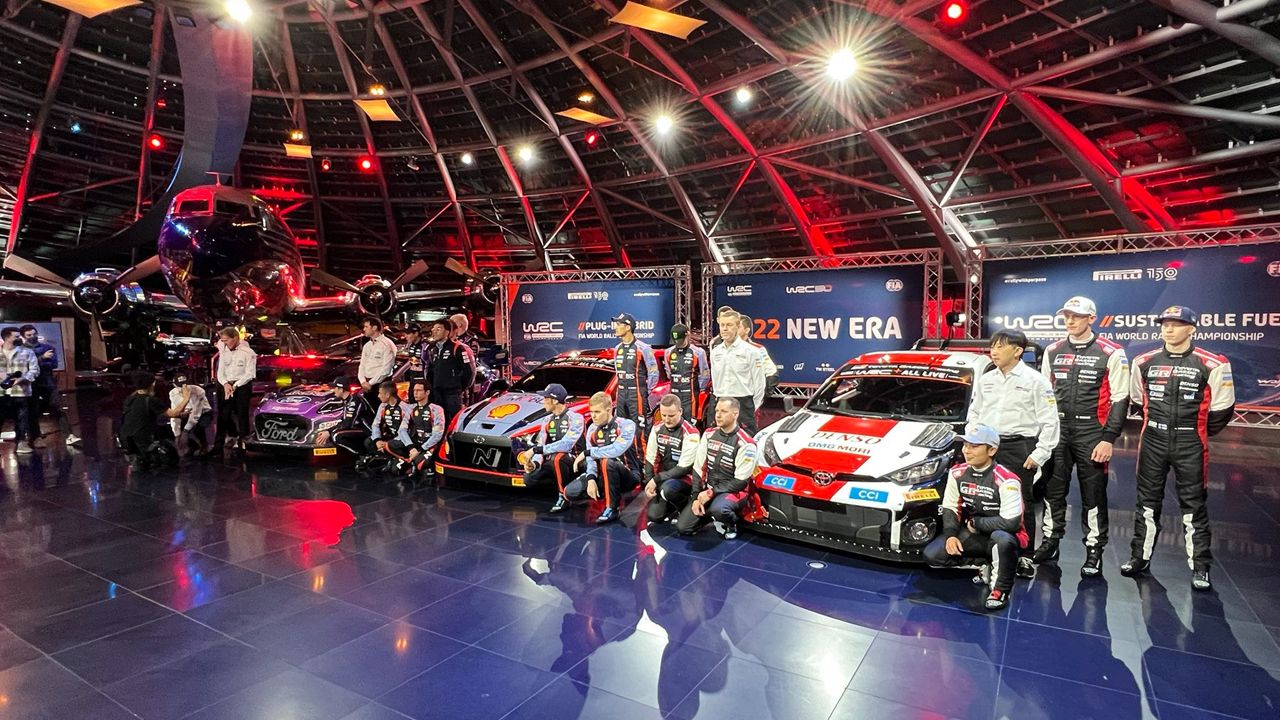 Toyota, Hyundai y M-Sport muestran sus 'Rally1' híbridos del WRC 2022