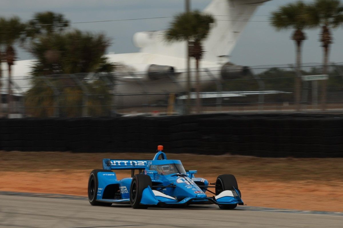 Álex Palou acaba séptimo el último test de pretemporada, liderado por Pagenaud