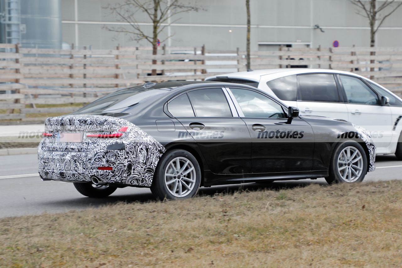 Fotos espía BMW Serie 3 Facelift 2023