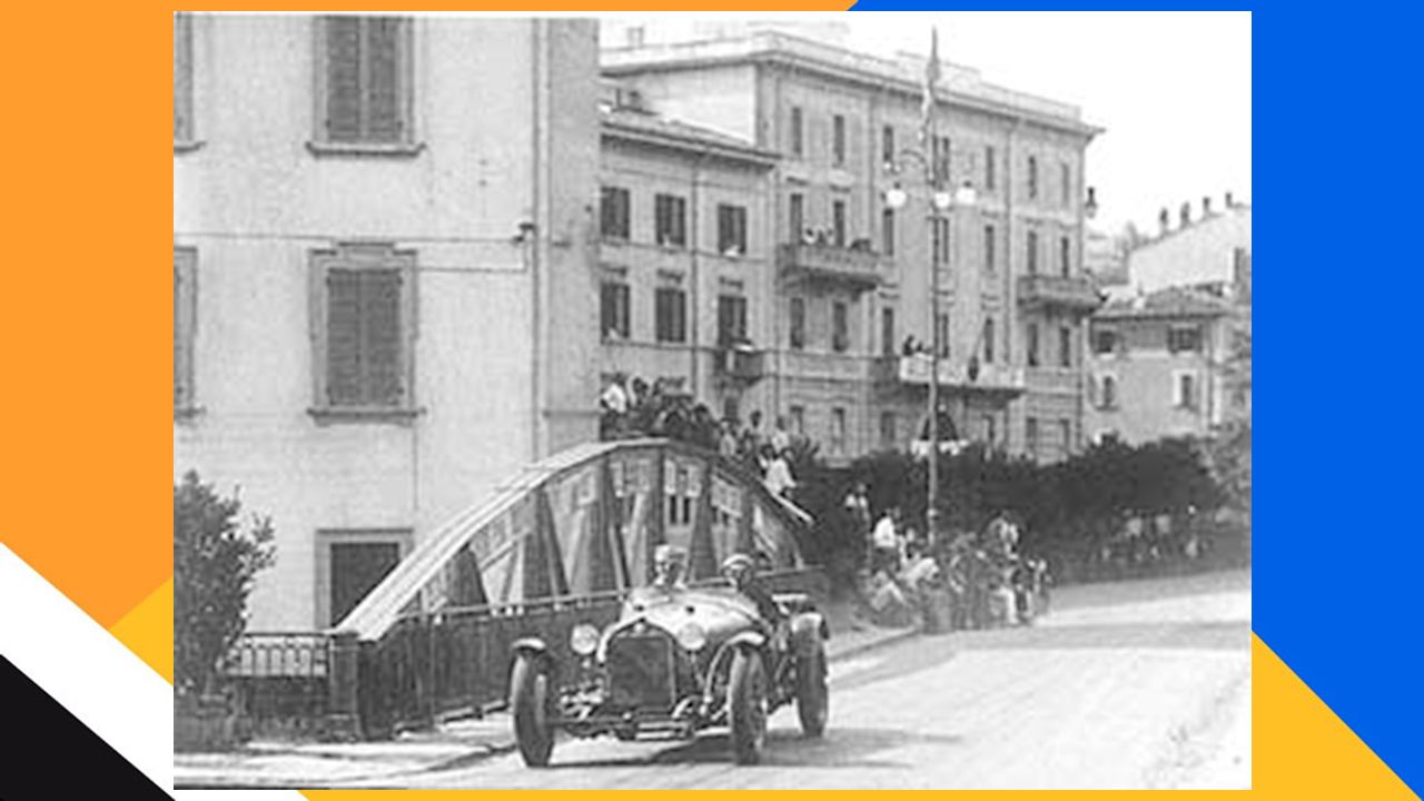 Enzo Ferrari, con Peppino Verdelli, inicia su última carrera