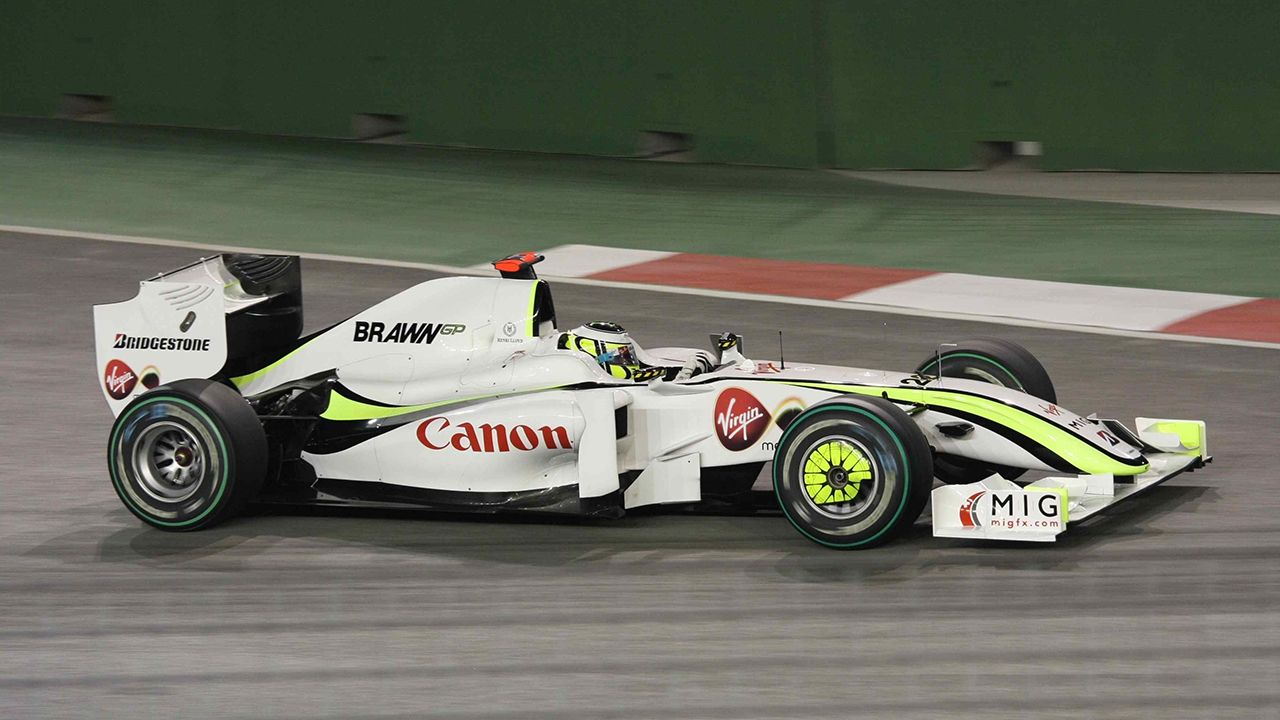 El Brawn BGP01 sorprendió a todos en 2009