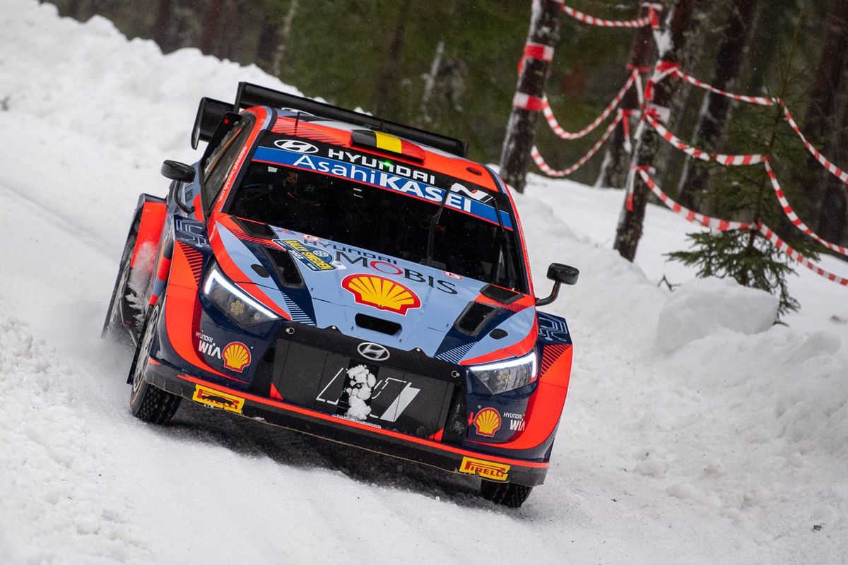 Kalle Rovanperä lidera el shakedown del Rally de Suecia con el Toyota