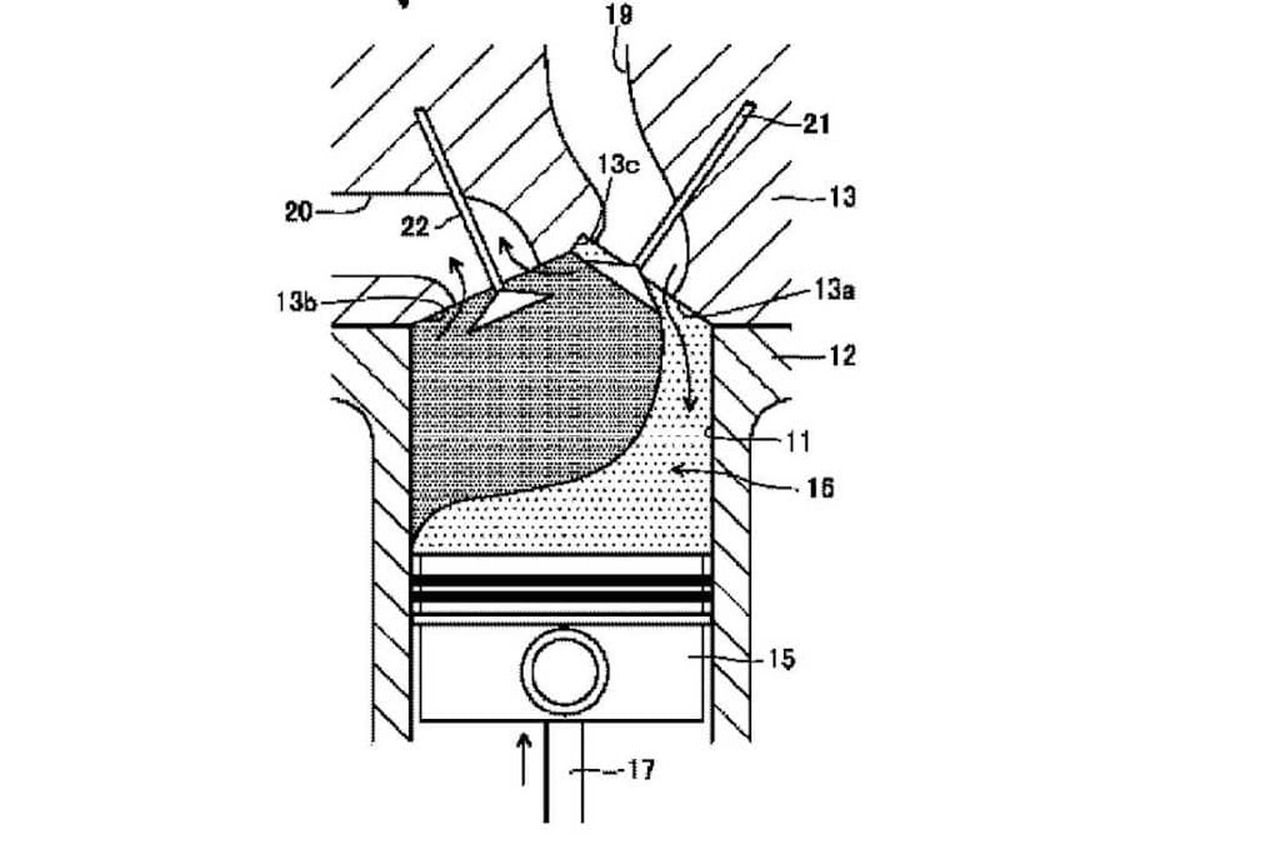 Filtrada la patente de un sofisticado motor de dos tiempos de Mazda