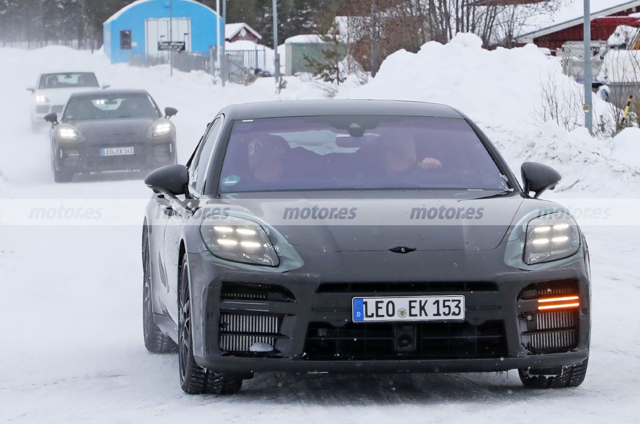 Primeras fotos espía del Porsche Panamera 2024, tercera generación de la berlina