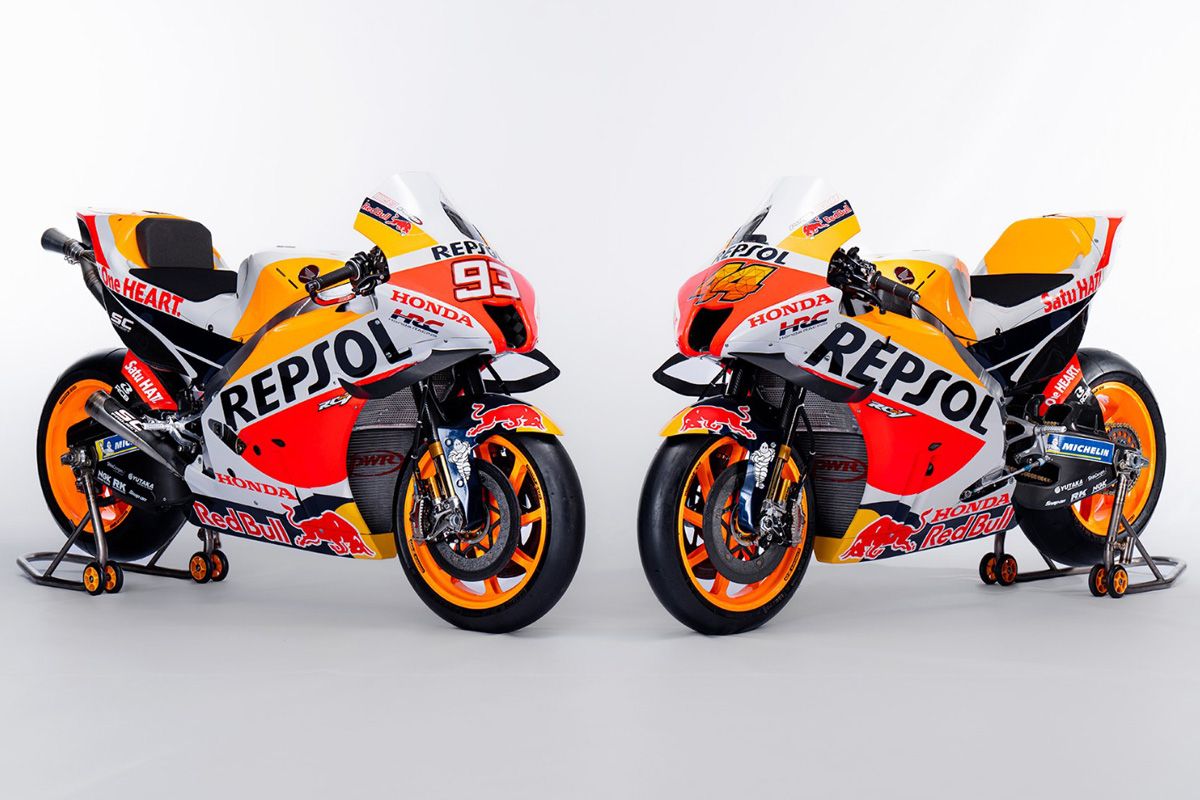 Se presenta la nueva Honda RC213V de Marc Márquez y Pol Espargaró