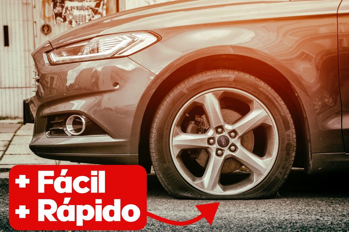 Cómo cambiar la rueda del coche en 5 pasos (y 2 consejos sobre el kit repara pinchazos)