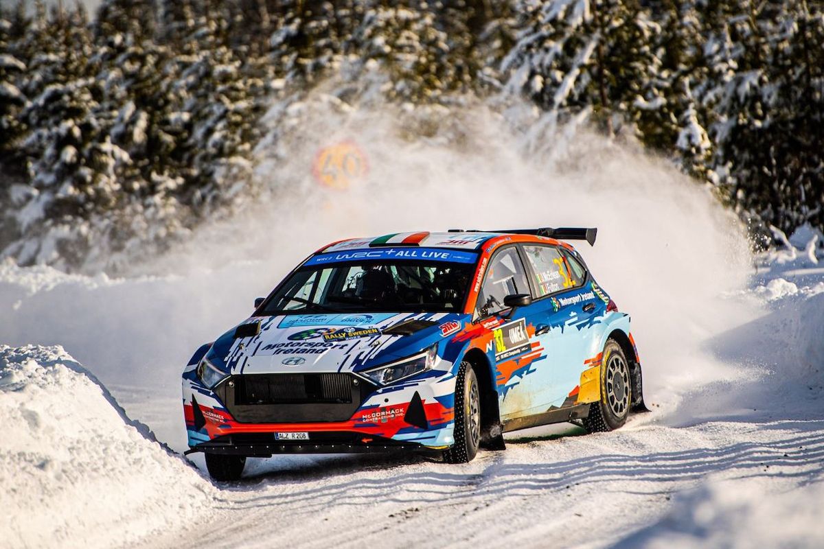 Grégoire Munster y Josh McErlean, pilotos Junior de Hyundai en el WRC