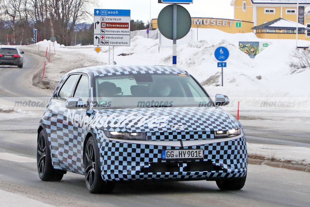 Cazado el nuevo Hyundai IONIQ 5 N 2023 en fotos espía, el deportivo eléctrico coreano