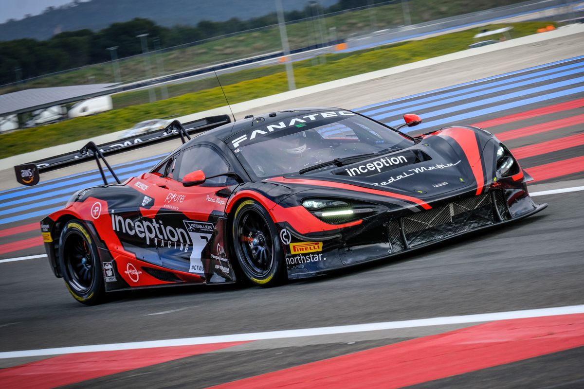 Inception tendrá un McLaren 720S GT3 en la Gold Cup del GTWC Europe