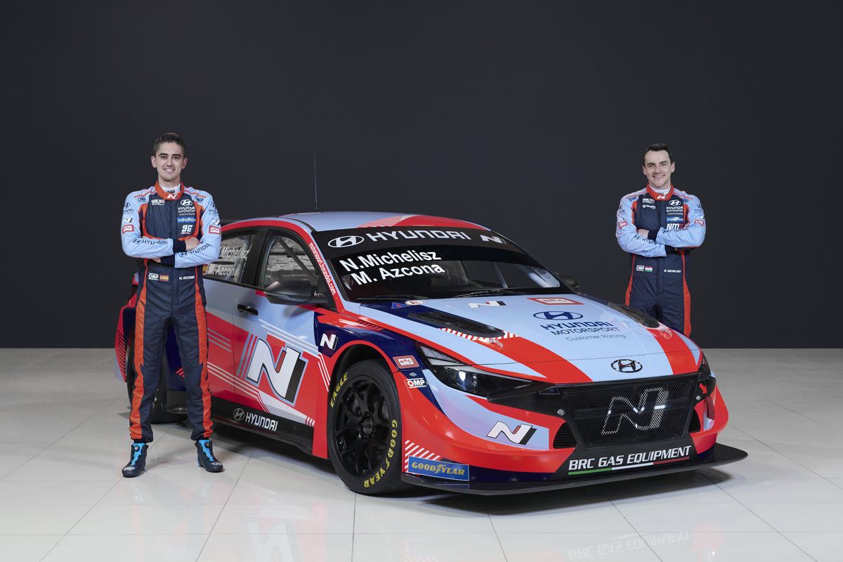 Conoce la librea de los Hyundai Elantra N TCR de Michelisz y Azcona en el WTCR