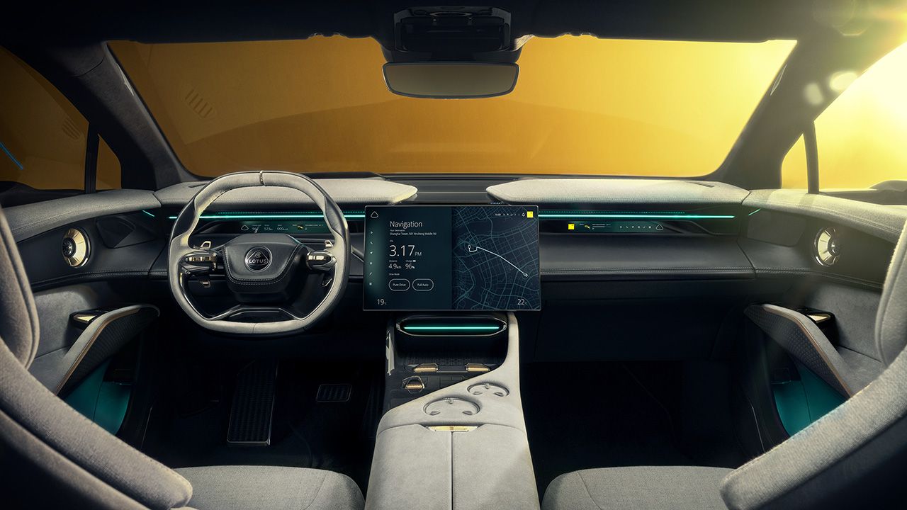 Lotus Eletre - interior