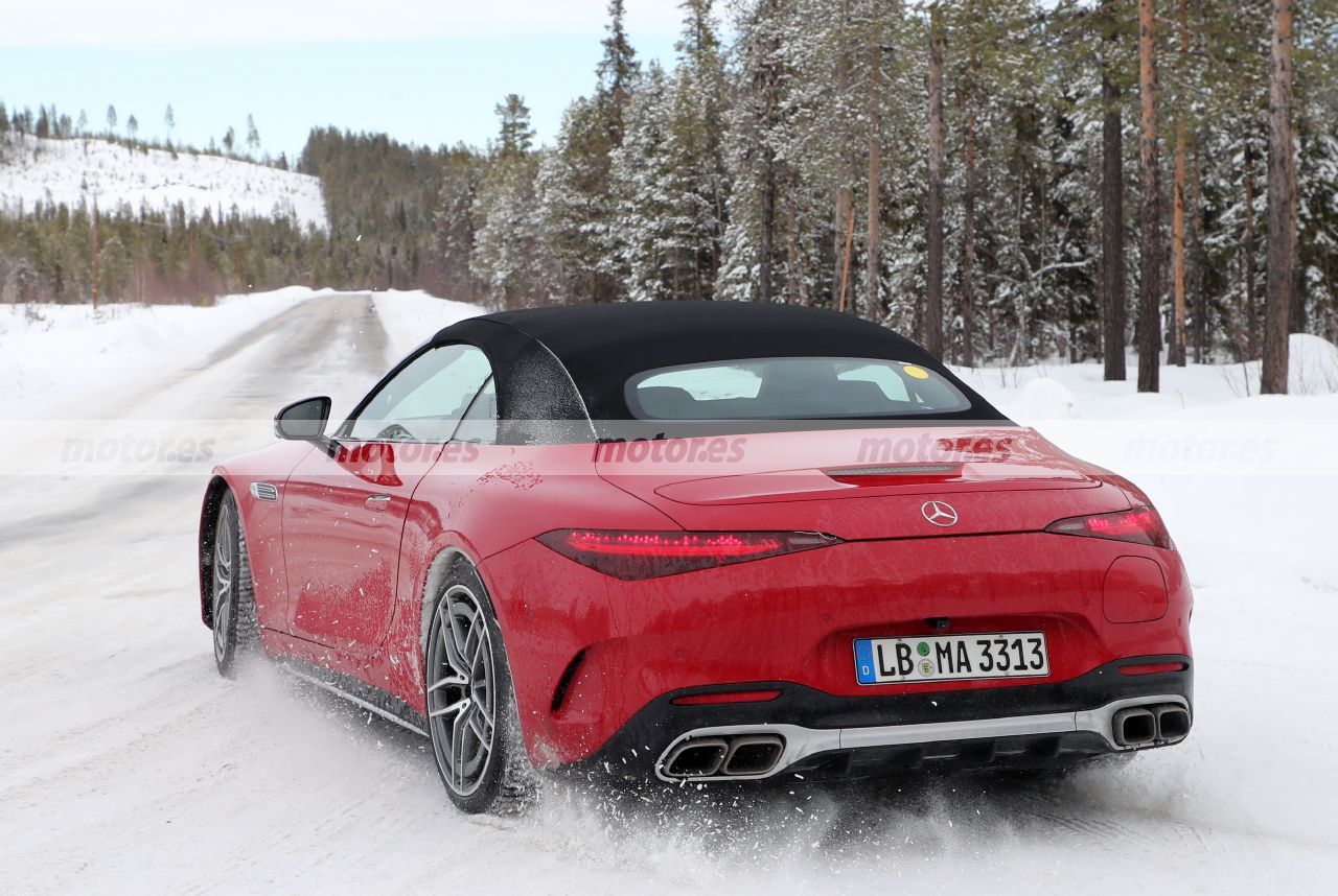 Fotos espía Mercedes-AMG SL 63 S E-Performance 2023