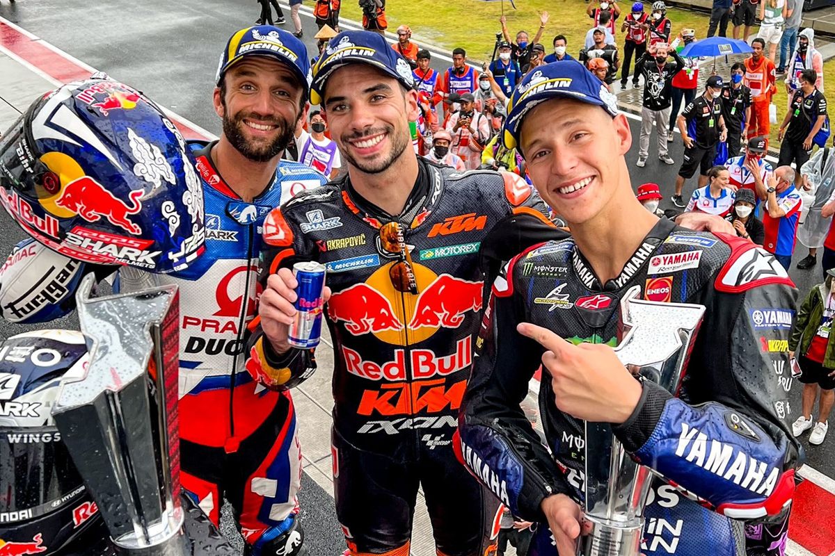 Miguel Oliveira logra el triunfo en MotoGP bajo la lluvía de Mandalika 