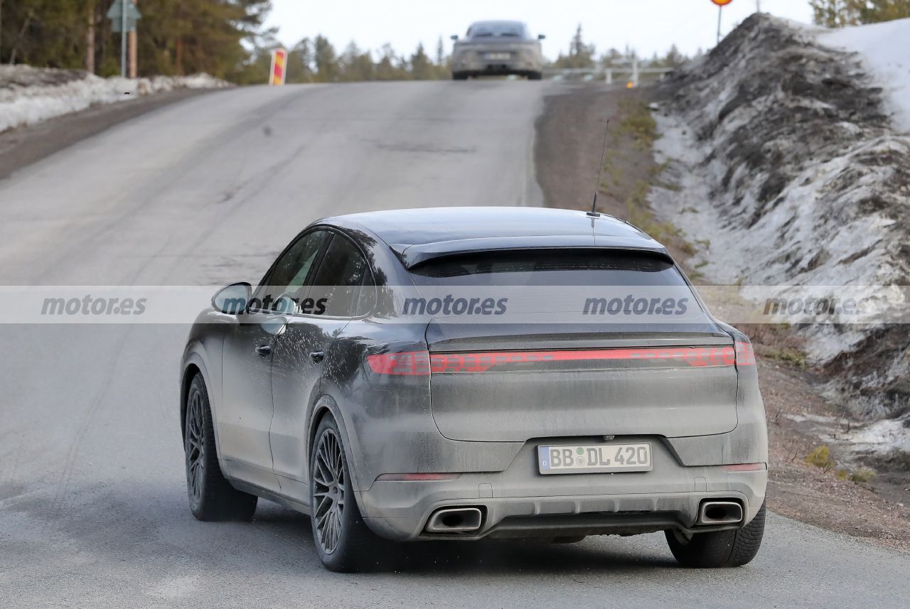 Fotos espía Porsche Cayenne Coupé Facelift 2023