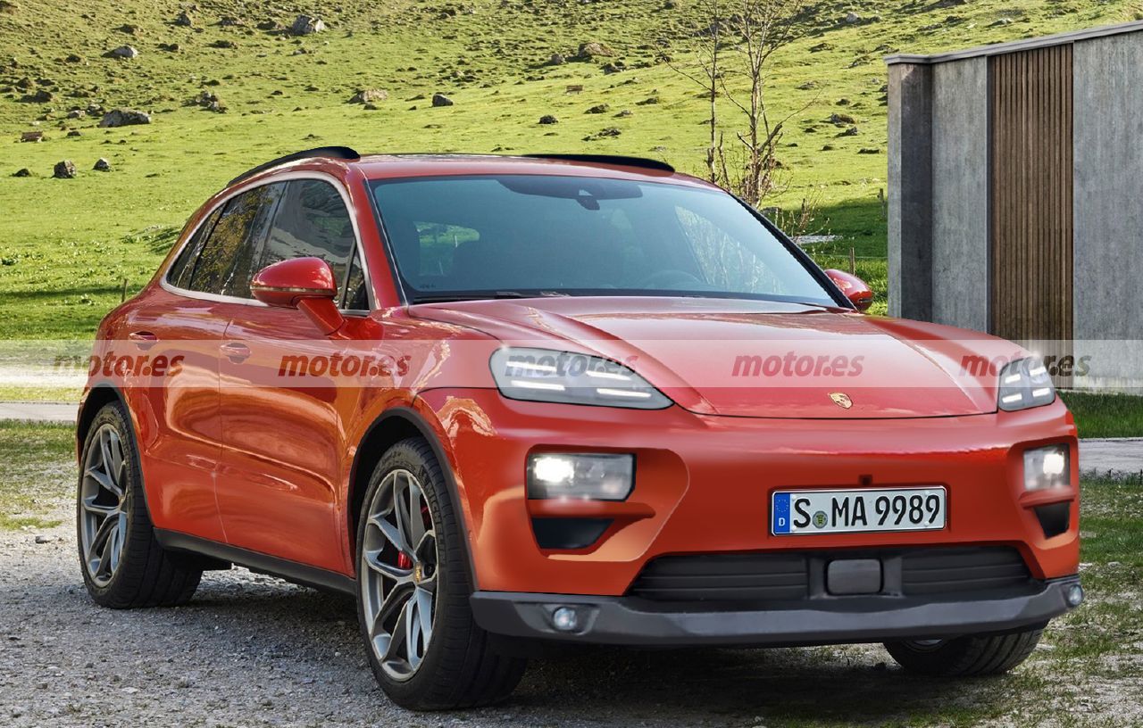 Desnudamos al nuevo Porsche Macan Eléctrico 2022 en este nuevo render