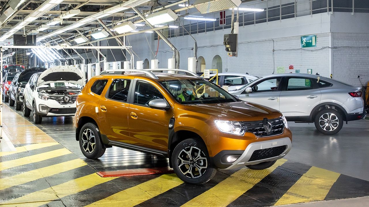 Producción del Renault Duster en Moscú, Rusia