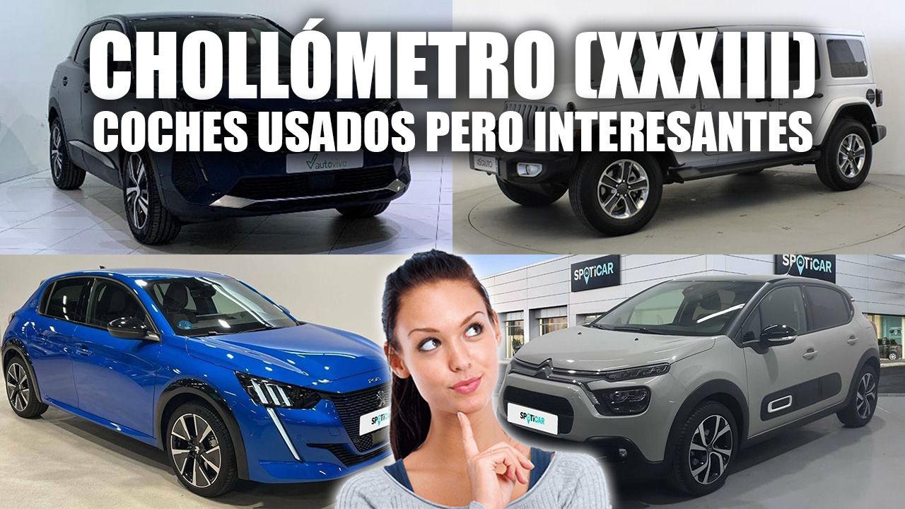 Coches usados que son un chollo (XXXIII): Jeep Wrangler, Peugeot e-208, VW Golf GTI y mucho más