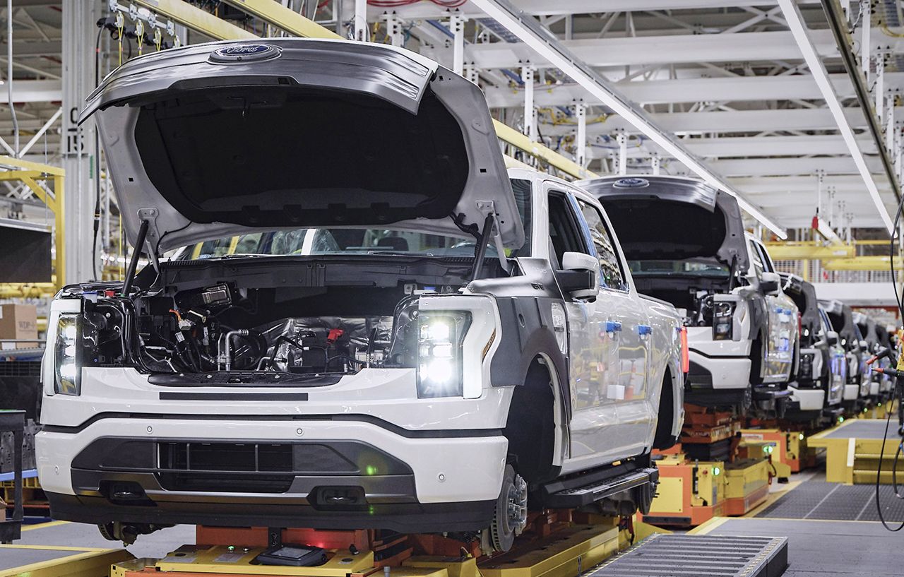 El nuevo Ford F-150 Lightning inicia su producción, el pick-up eléctrico para EEUU