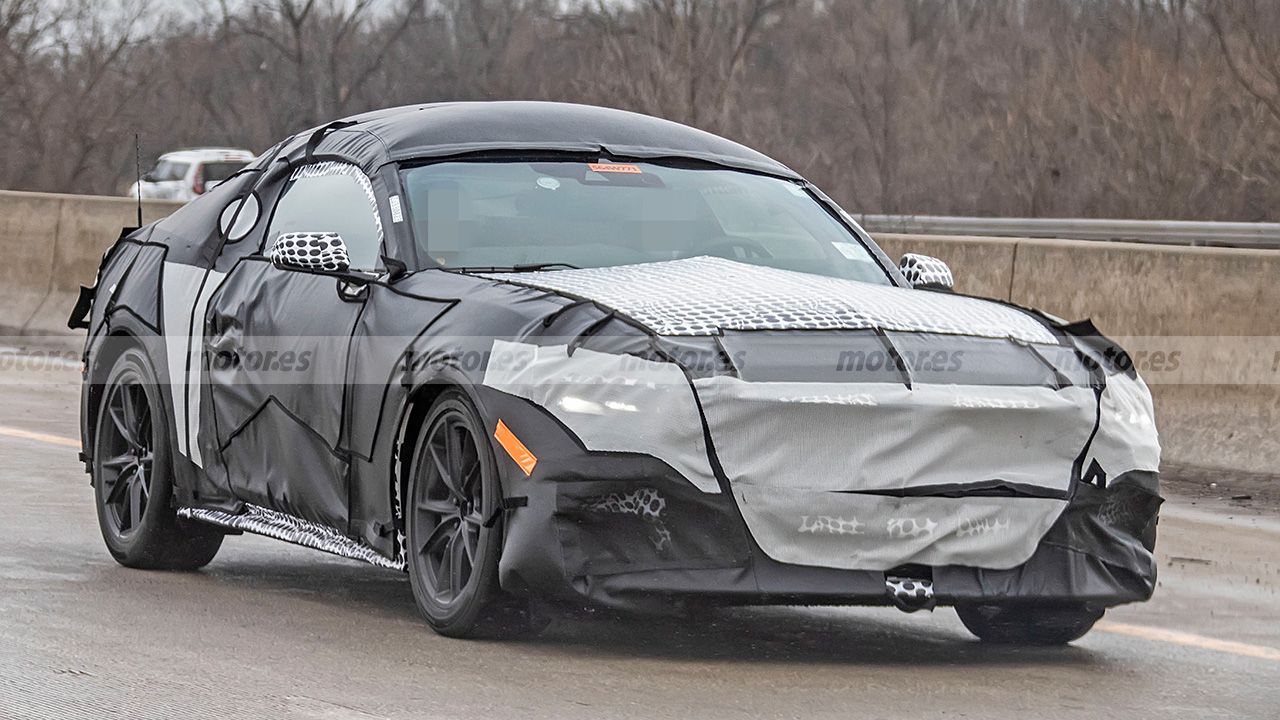 ¡Filtrado! El frontal del nuevo Ford Mustang 2024 queda totalmente al descubierto