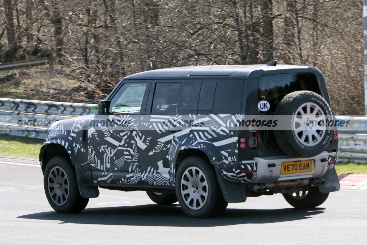 Fotos espía mula Land Rover Defender SV 2024 Nürburgring